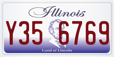 IL license plate Y356769