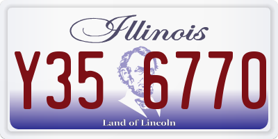 IL license plate Y356770