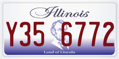 IL license plate Y356772
