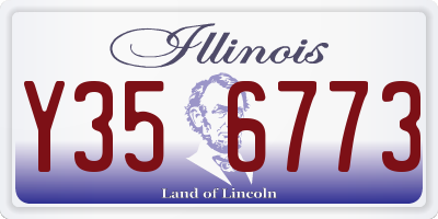 IL license plate Y356773