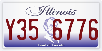 IL license plate Y356776