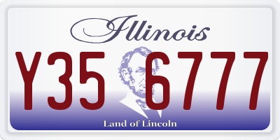 IL license plate Y356777