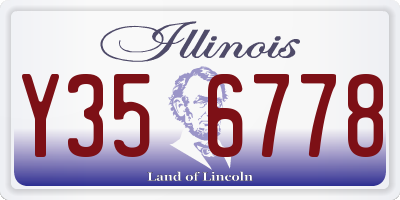 IL license plate Y356778