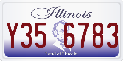 IL license plate Y356783