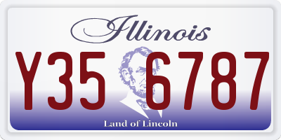 IL license plate Y356787
