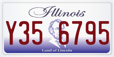 IL license plate Y356795