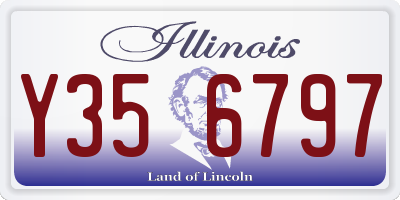 IL license plate Y356797