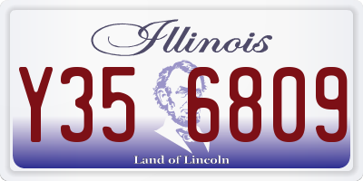 IL license plate Y356809