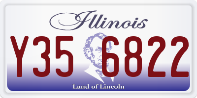 IL license plate Y356822
