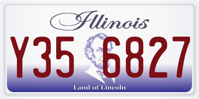 IL license plate Y356827
