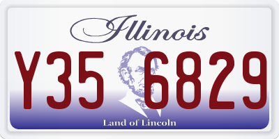 IL license plate Y356829