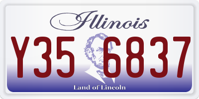 IL license plate Y356837