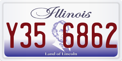 IL license plate Y356862