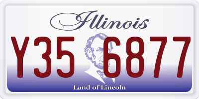 IL license plate Y356877
