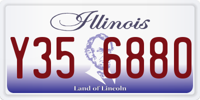 IL license plate Y356880