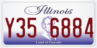 IL license plate Y356884