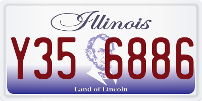 IL license plate Y356886