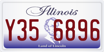 IL license plate Y356896