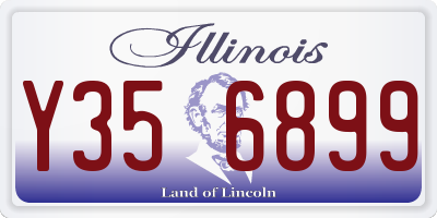 IL license plate Y356899