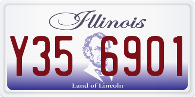 IL license plate Y356901
