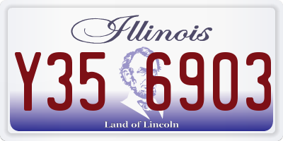 IL license plate Y356903
