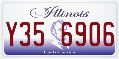 IL license plate Y356906