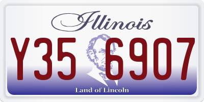 IL license plate Y356907