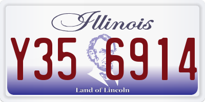 IL license plate Y356914