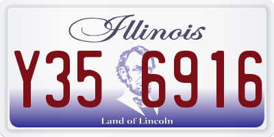 IL license plate Y356916