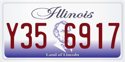 IL license plate Y356917