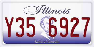 IL license plate Y356927