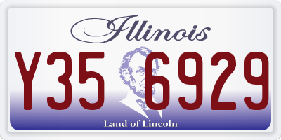 IL license plate Y356929