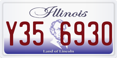 IL license plate Y356930