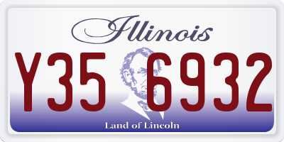 IL license plate Y356932