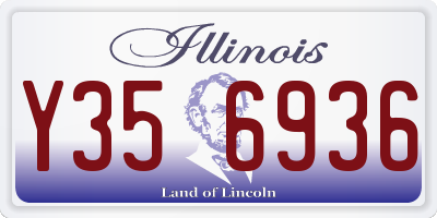 IL license plate Y356936