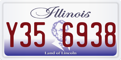IL license plate Y356938