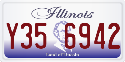 IL license plate Y356942
