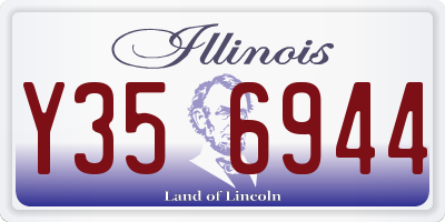 IL license plate Y356944
