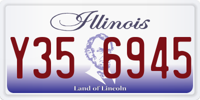 IL license plate Y356945
