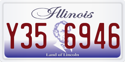 IL license plate Y356946