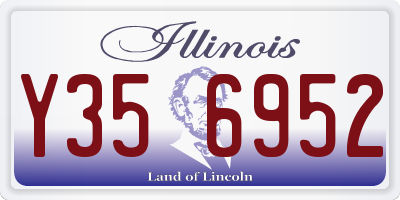 IL license plate Y356952