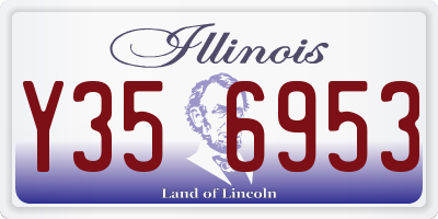 IL license plate Y356953