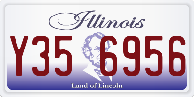 IL license plate Y356956