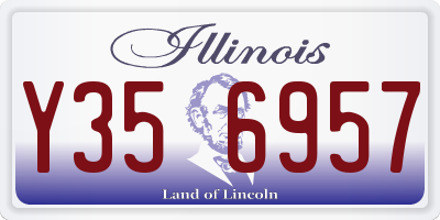IL license plate Y356957