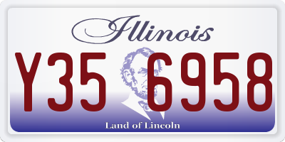 IL license plate Y356958