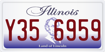 IL license plate Y356959