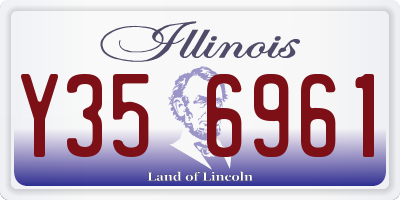 IL license plate Y356961
