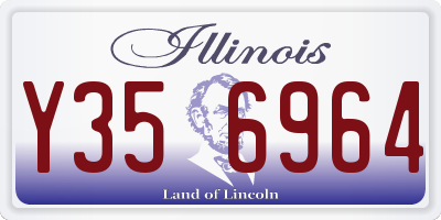 IL license plate Y356964