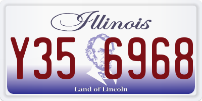 IL license plate Y356968