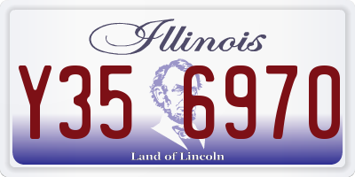 IL license plate Y356970